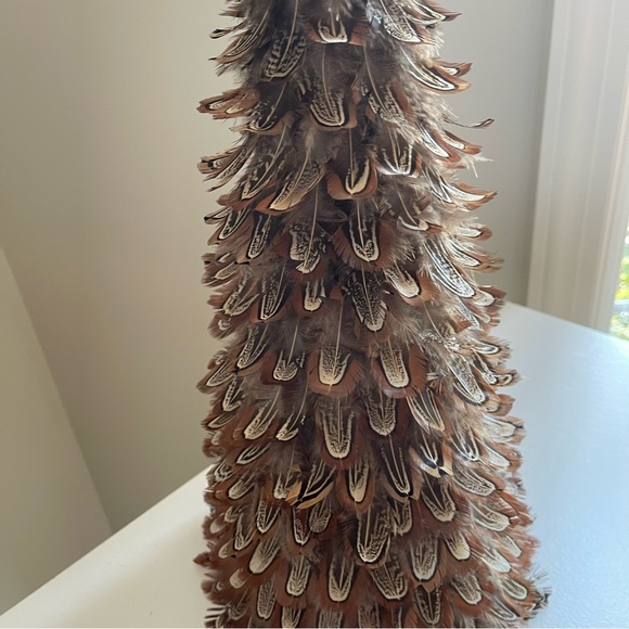 Vintage Handmade Pheasant Feather Tree - Picture 7 of 10